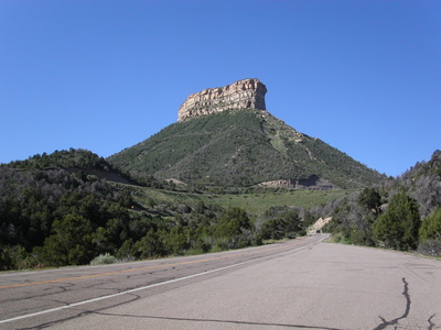 הכניסה ל- Mesa Verde