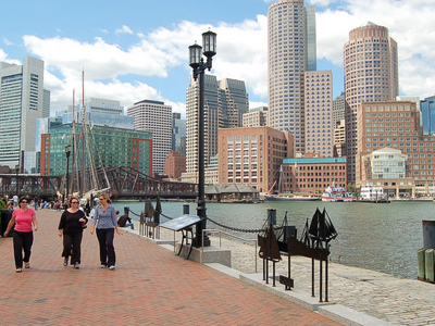 המזח של בוסטון. צילום: Greater Boston Convention & Visitors Bureau.