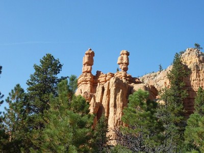 Red Canyon, קצת אחרי היציאה מברייס.