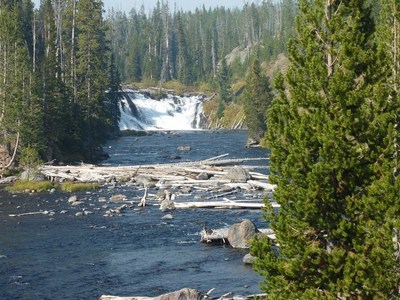 Lewis Falls, ילוסטון.