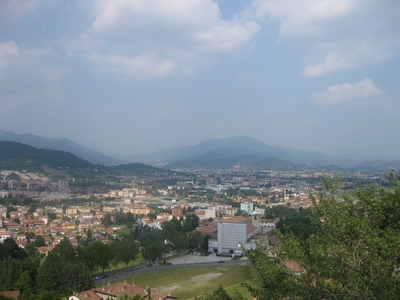 תצפית על העיירה Bergamo Alt