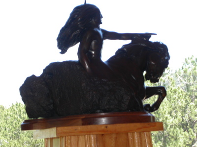 מודל פסל Crazy Horse