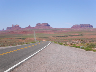 Monument Valley from highway 163