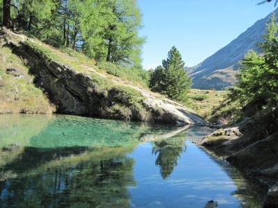 Lac Bleu היפה.