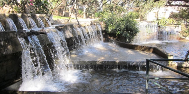 מערכת המפלים על פסגת הר סן ברנרדו. צילום: איתי אמוזה