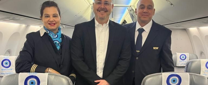ויש גם סיפור מרגש: הטיסה הראשונה של סאן דור לאיסטנבול