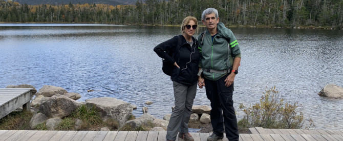 ההרים הלבנים הליכה בשלכת בשביל האפלצ'ים White Mountains and the Appalachian Trail   New Hampshire