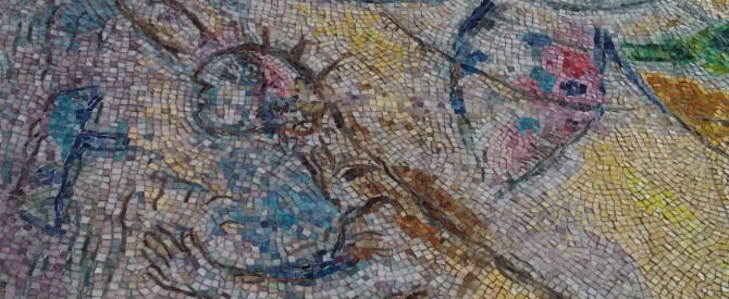 קיר פסיפס של שאגל ארבע העונות מתוך הטיפ של sem138 - למטייל