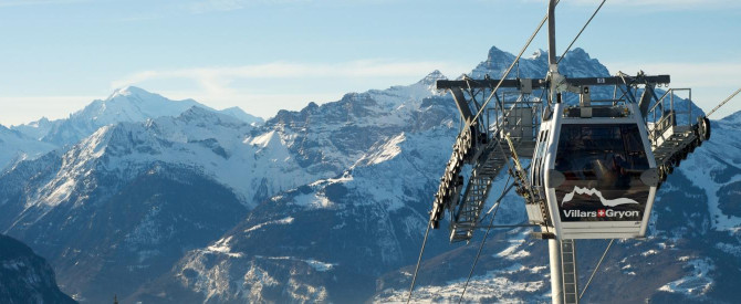 לאה באתר הסקי Villars