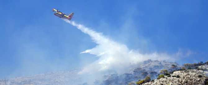 אירופה בלהבות: שריפות ענק ממשיכות להשתולל ביוון ואיטליה