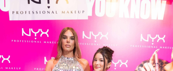 NYX מותג האיפור הנחשק מלוס אנג'לס נחת בארץ באירוע נוצץ, צבעוני ומלא סטייל