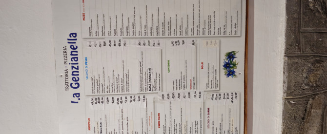 ristorante genzianella מתוך הטיפ של רינת ברקו - למטייל