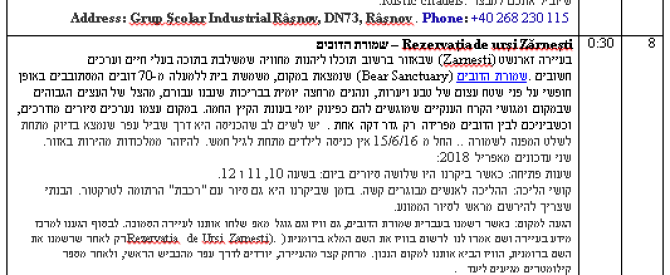 מסלול עד שבוע בבראשוב מתוך הטיפ של BoazBro - למטייל